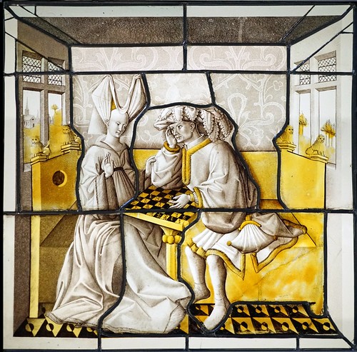 "Les joueurs d'échecs" (exposition "les arts sous Charles VII", musée de Cluny, Paris)
