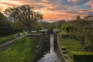 Grantham canal locks