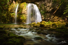 The mystical Cascade des Combes waterfall, Saint-Claude, Jura, France