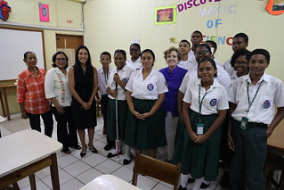 Millennium Challenge Corporation CEO Alice Albright Visits E. P. Yorke High School