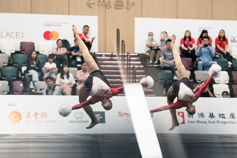 Cheerleading at TWG Series 2024 Hong Kong