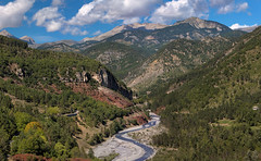 View from the Gorges de Daluis