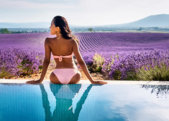 Pool Overlooking Lavender Hills of Provence (FR) 2024