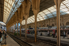 Inside Nice Ville station