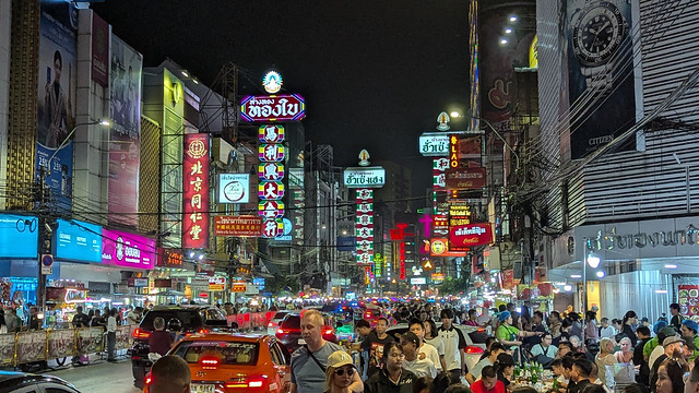 Yaowarat road, Chinatown, Bangkok