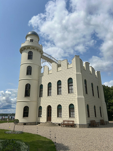 The castle on Peacock Island, Berlin