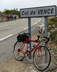 Cycle Tour of Provence 2011 - At Col de Vence